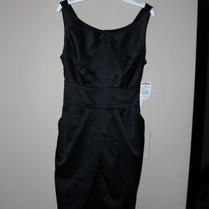 NWT Teeze Me Sheath Dress Black Sleeveless Sz 9